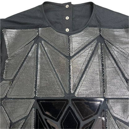 Rick Owens Mainline SS19 Babel Sequin Scale Armor Short Sleeve (S)