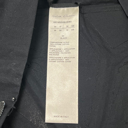 Rick Owens Mainline SS19 Babel Sequin Scale Armor Short Sleeve (S)