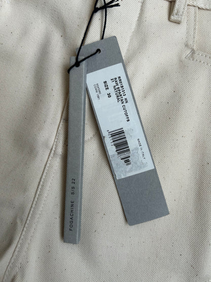 Rick Owens SS22 FOGACHINE Ecru Spartan Shorts (30)