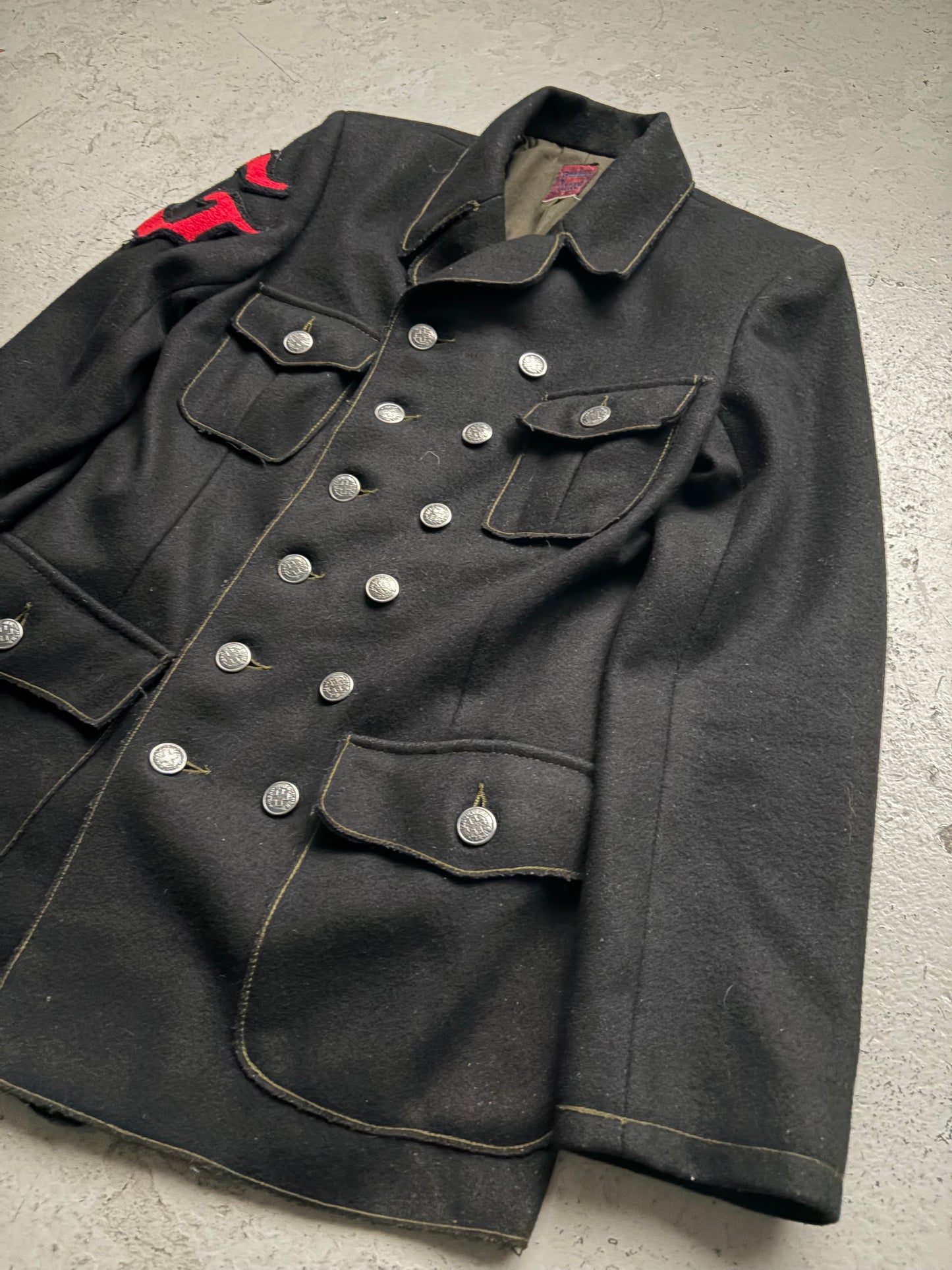 Jean Paul Gaultier Double Breasted Military Button Up Jacket (S)