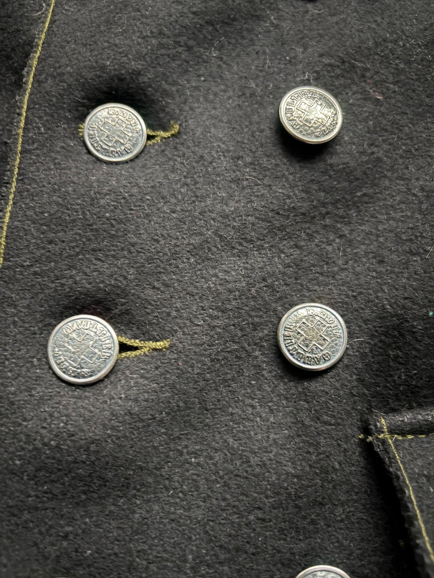 Jean Paul Gaultier Double Breasted Military Button Up Jacket (S)