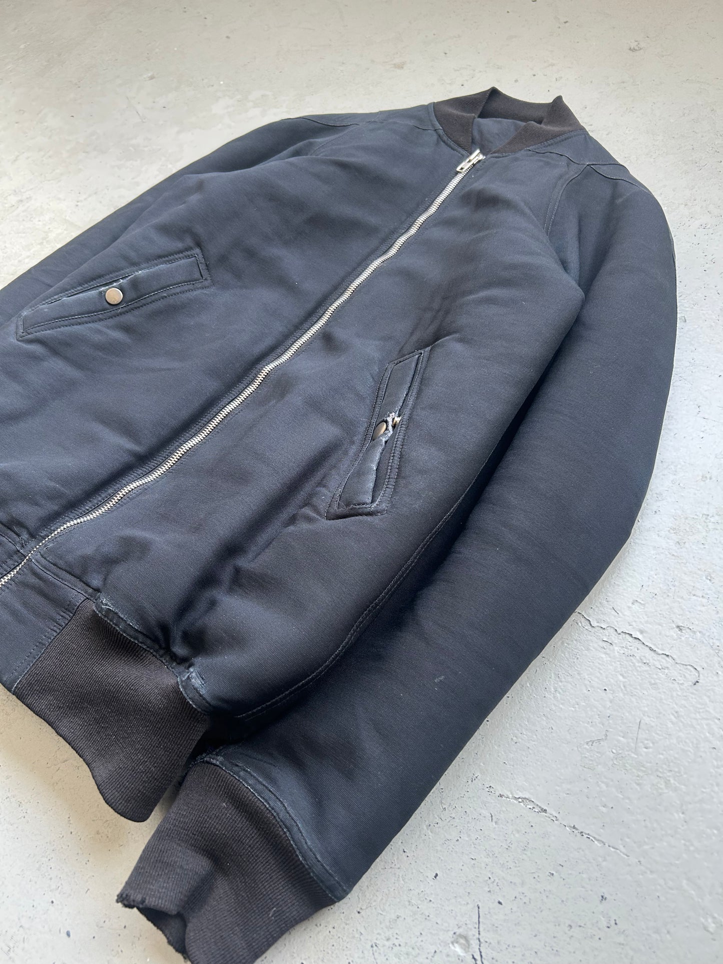 Rick Owens FW14 MOODY Runway Sample Silk Down Bomber Jacket (50)