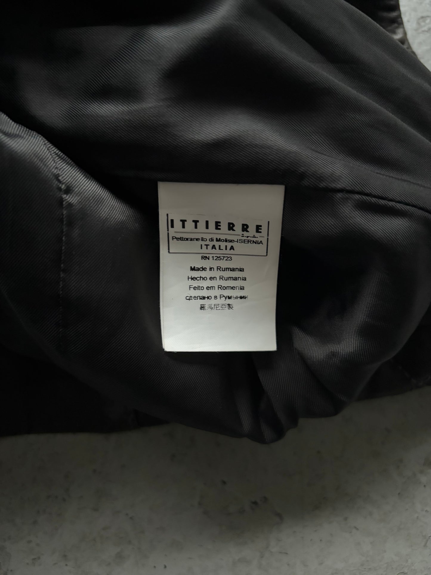 Pierre Balmain Brown Leather Asymmetrical Zip Up (46)