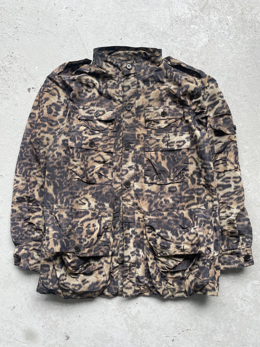 Raf by Raf Simons Cheetah Print Cargo Jacket (48)