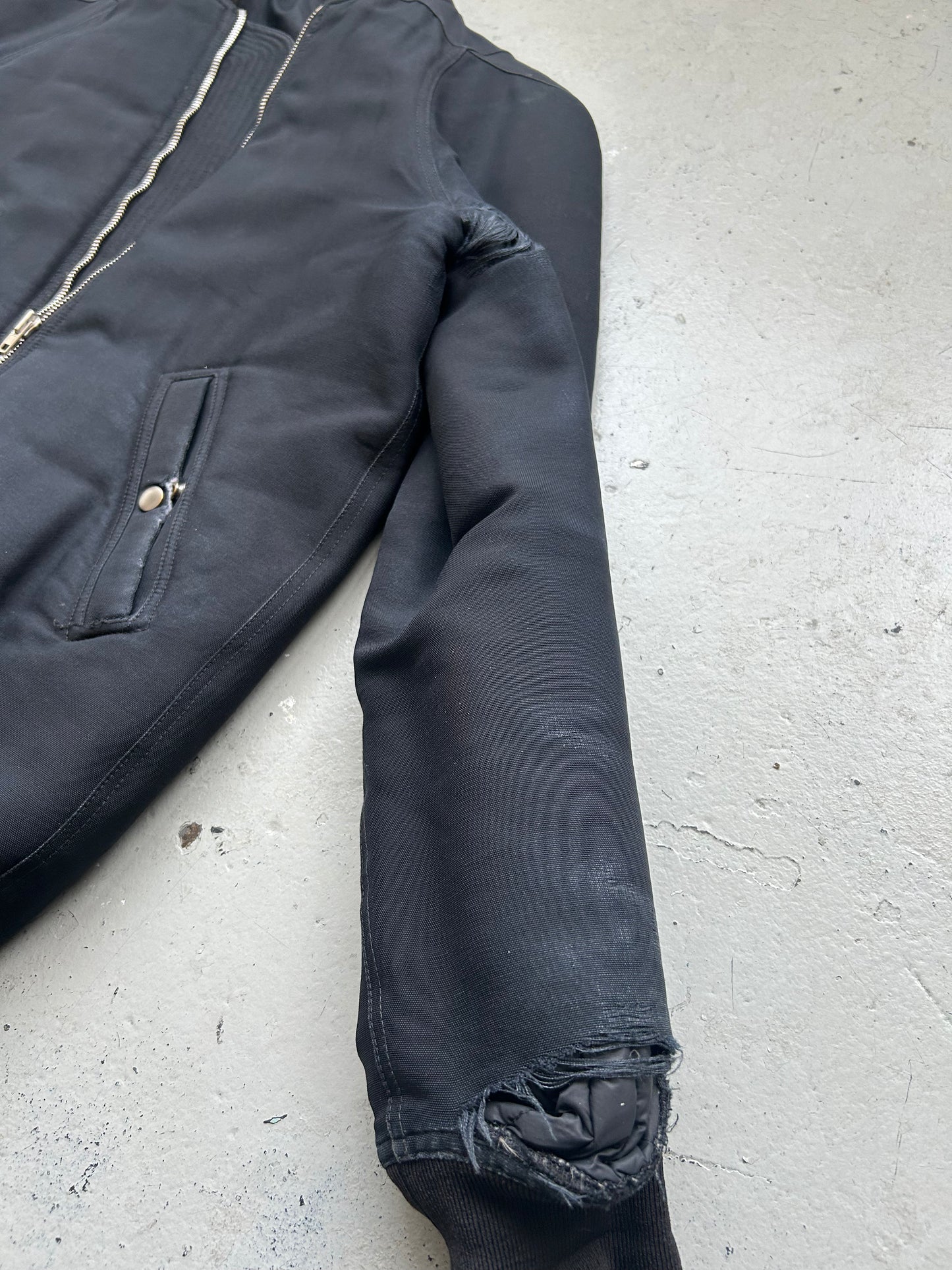 Rick Owens FW14 MOODY Runway Sample Silk Down Bomber Jacket (50)