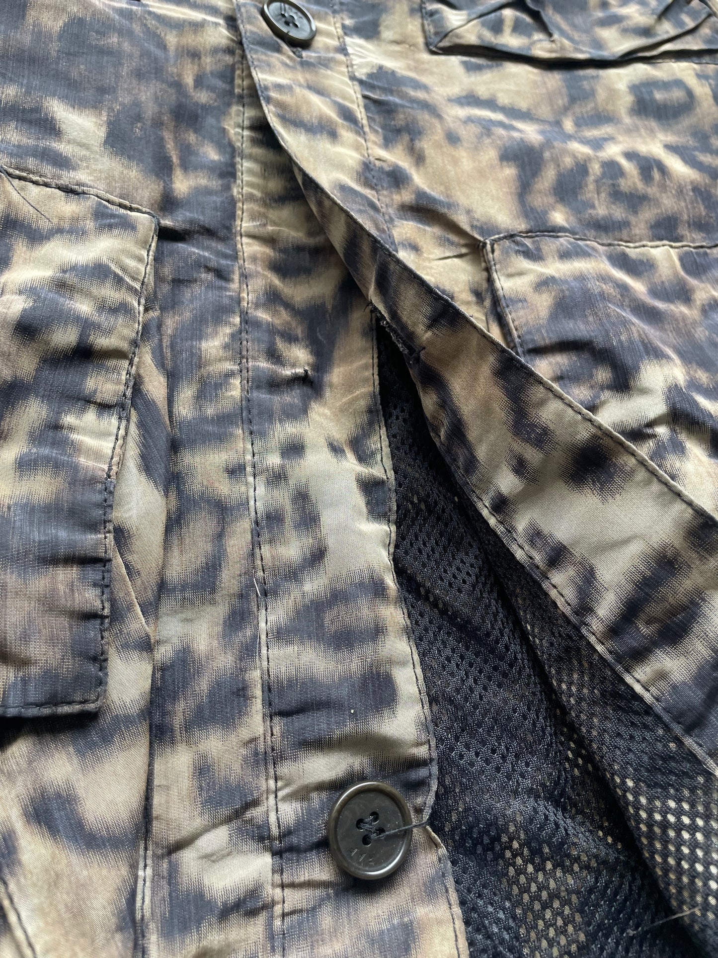 Raf by Raf Simons Cheetah Print Cargo Jacket (48)