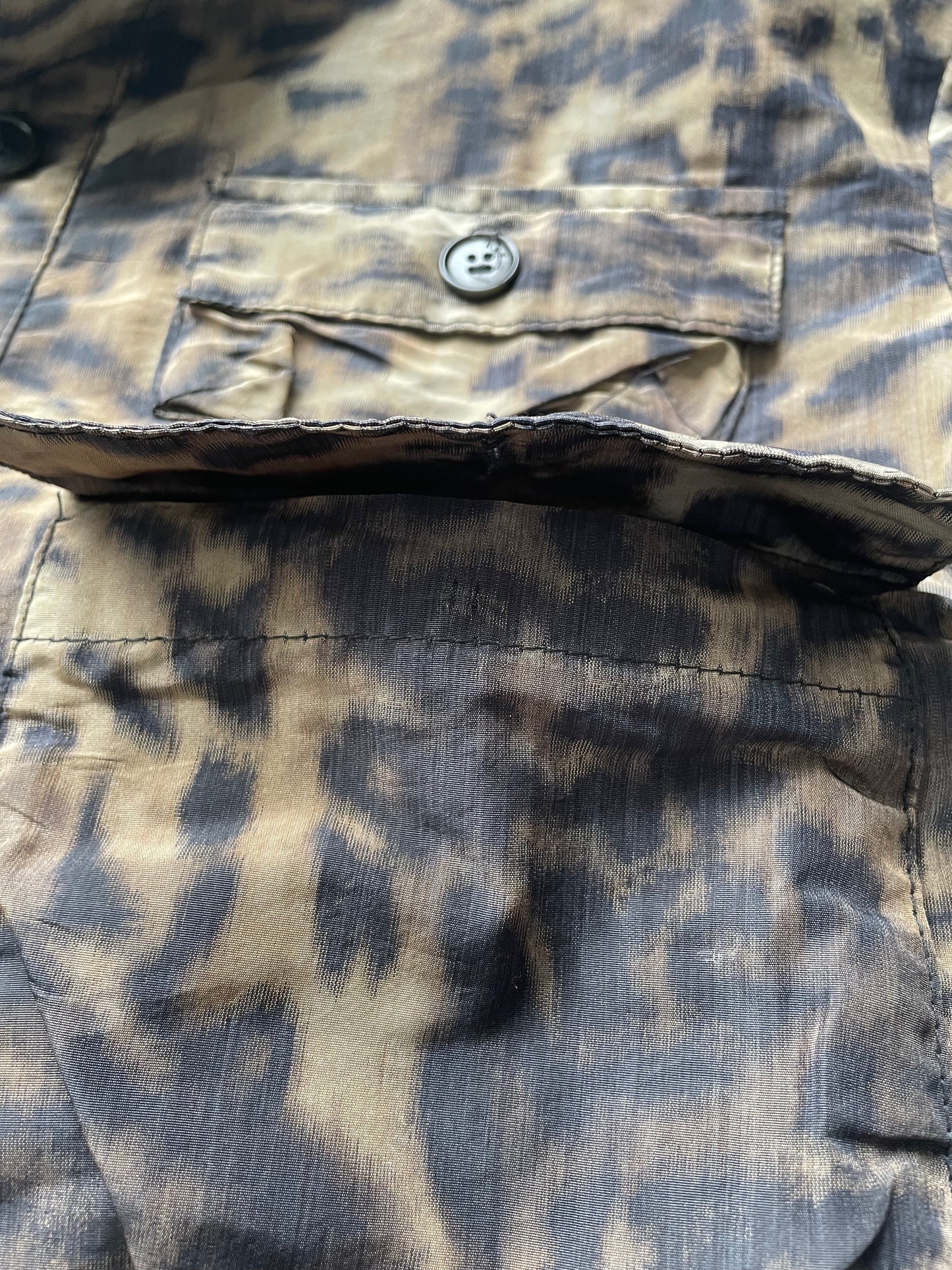 Raf by Raf Simons Cheetah Print Cargo Jacket (48)