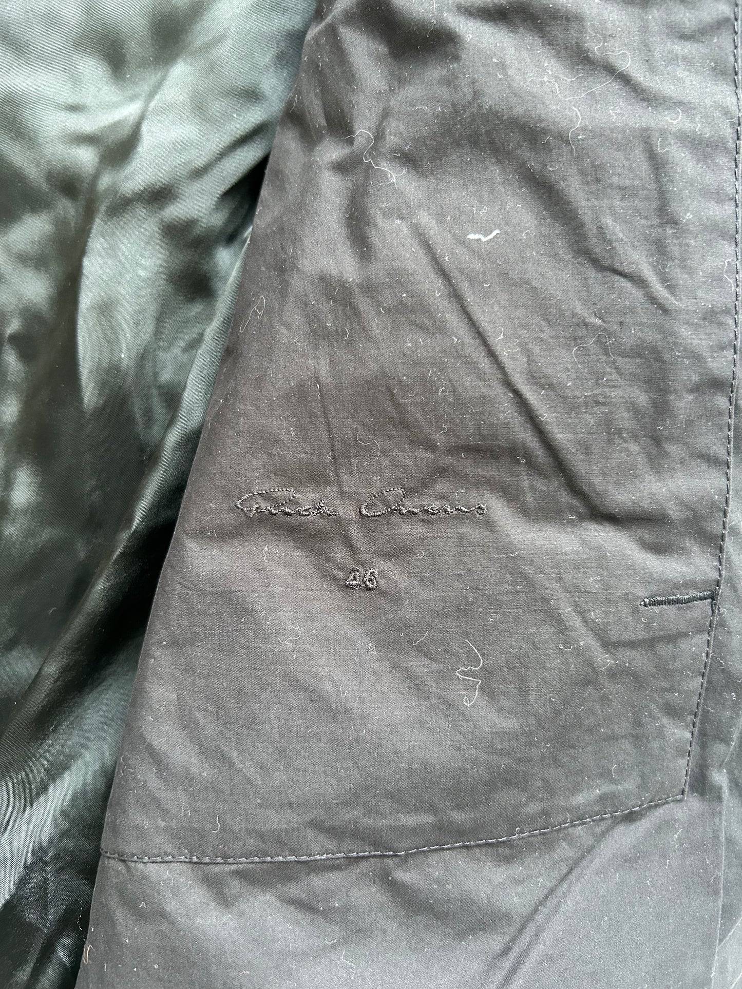 Rick Owens FW 16 MASTODON Silk Down Bomber Jacket (46)