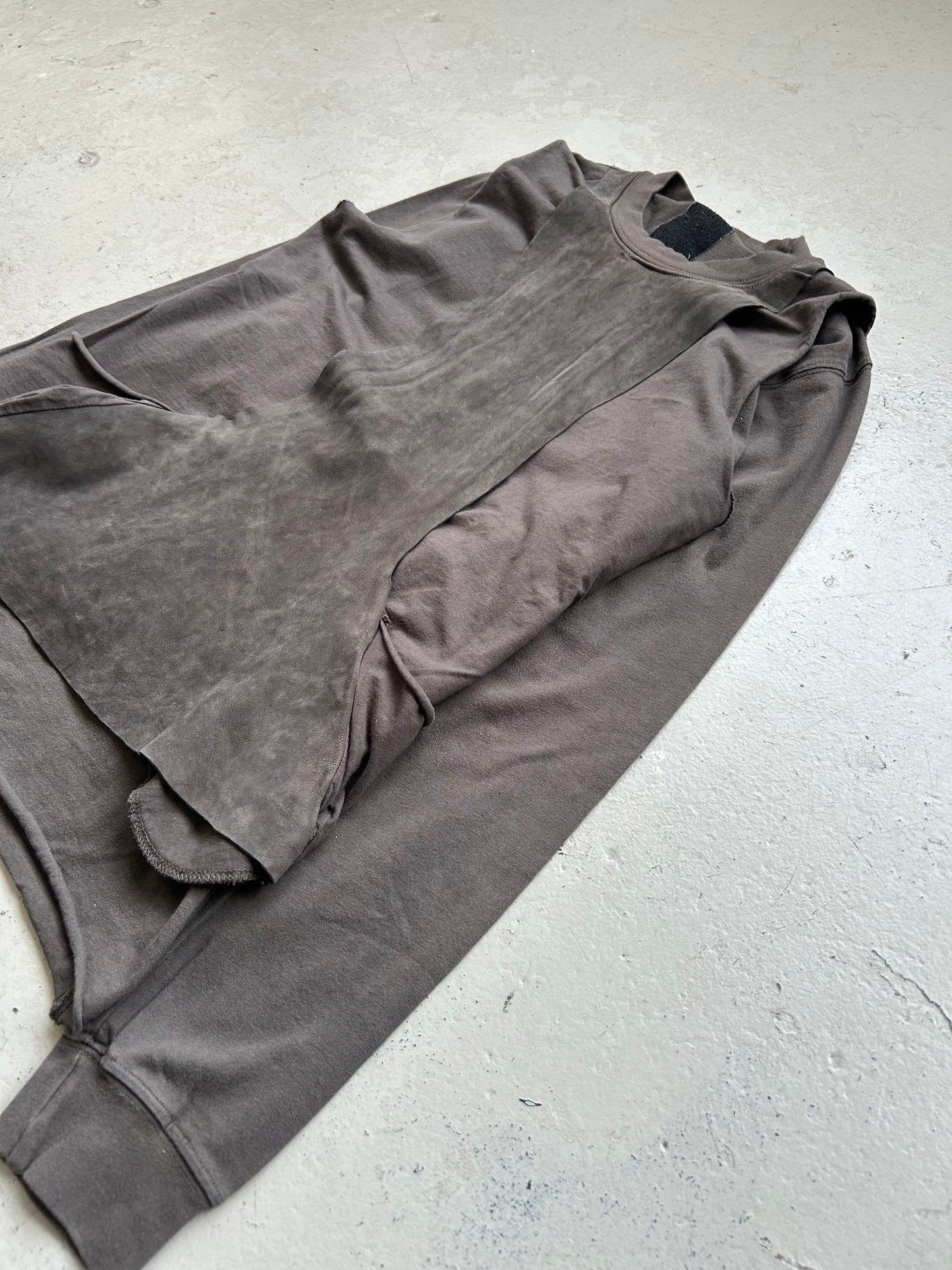 Rick Owens NWT SLAB Triple Layered Leather T-Shirt (XS)