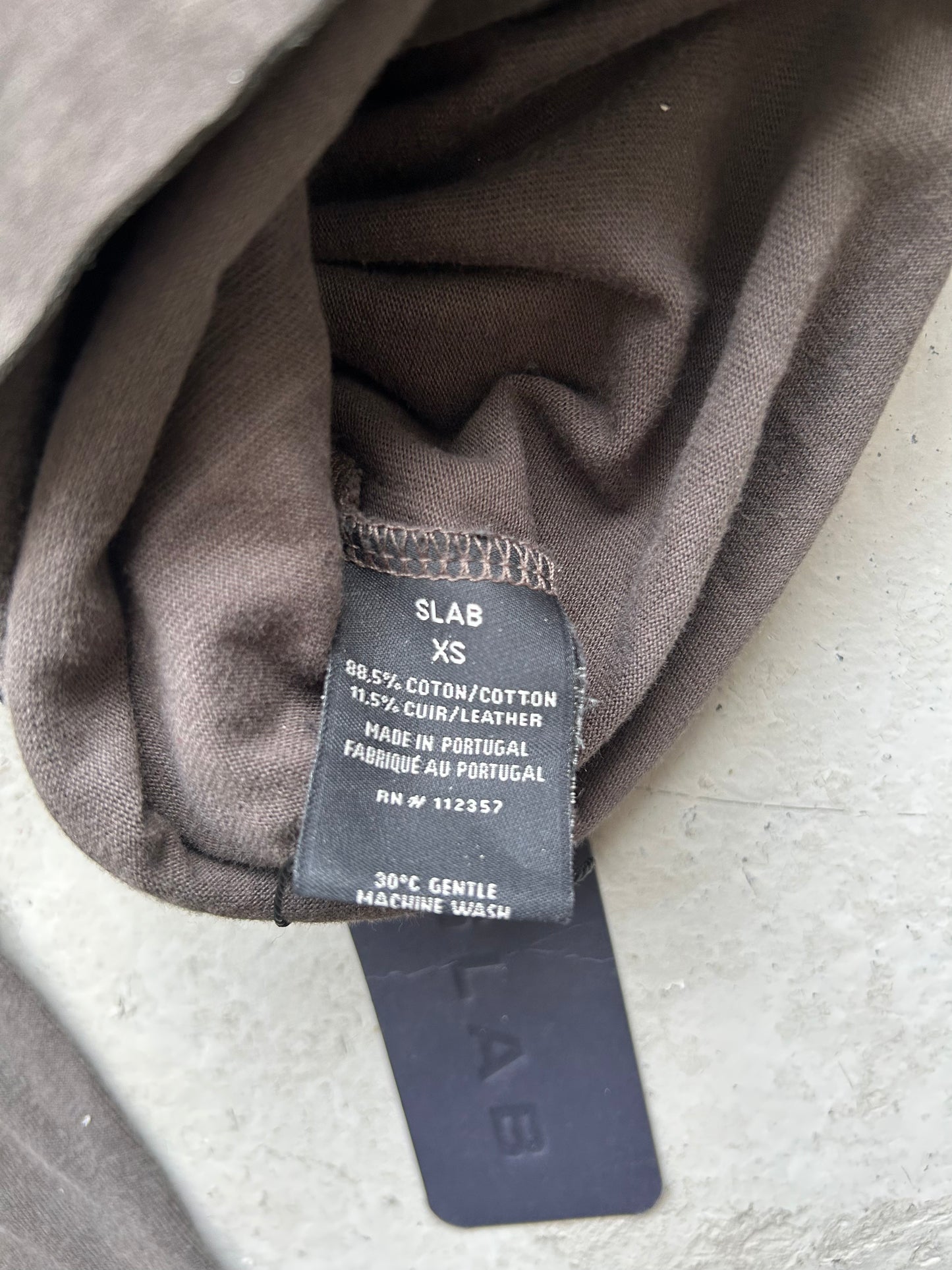 Rick Owens NWT SLAB Triple Layered Leather T-Shirt (XS)