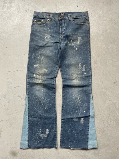 Dolce & Gabbana Painted Light Wash Denim (35)