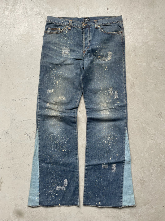 Dolce & Gabbana Painted Light Wash Denim (35)