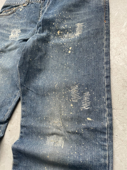 Dolce & Gabbana Painted Light Wash Denim (35)