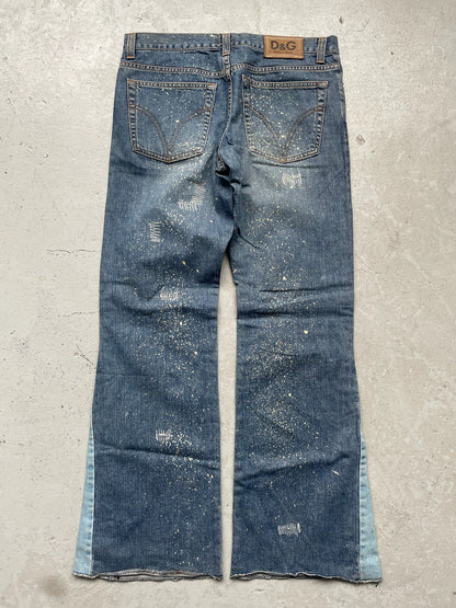 Dolce & Gabbana Painted Light Wash Denim (35)