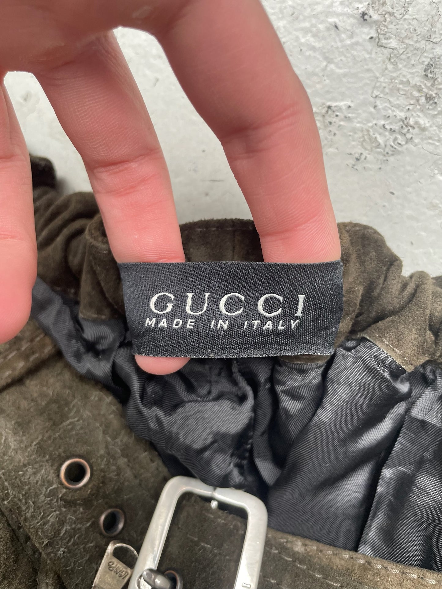 Gucci Tom Ford Leather Biker Pants (48)