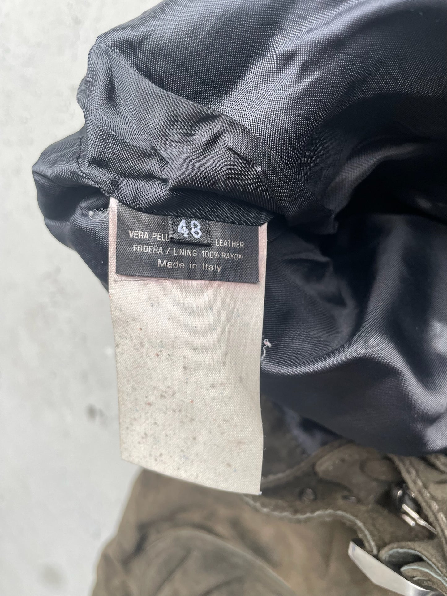 Gucci Tom Ford Leather Biker Pants (48)