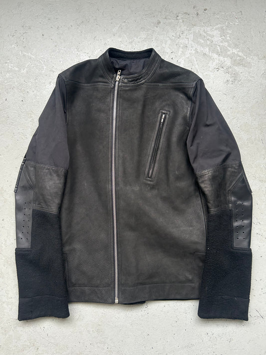 Rick Owens FW14 MOODY Runway Fencing Leather Jacket (52)