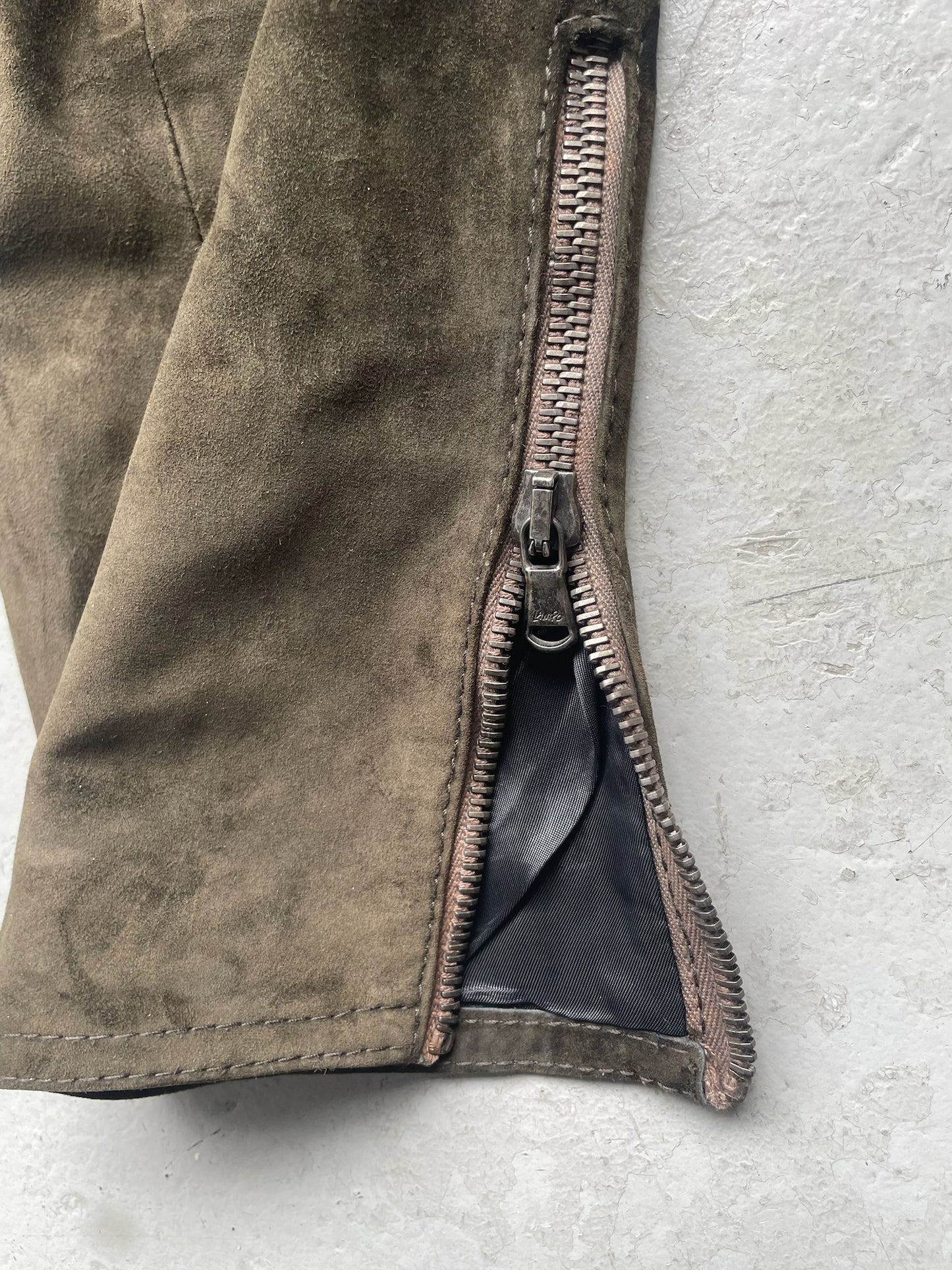 Gucci Tom Ford Leather Biker Pants (48)