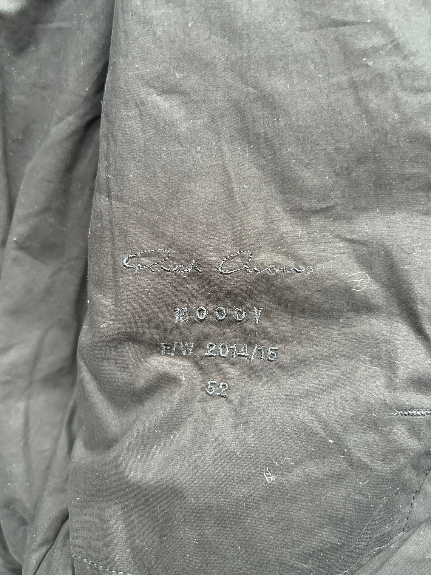 Rick Owens FW14 MOODY Runway Fencing Leather Jacket (52)