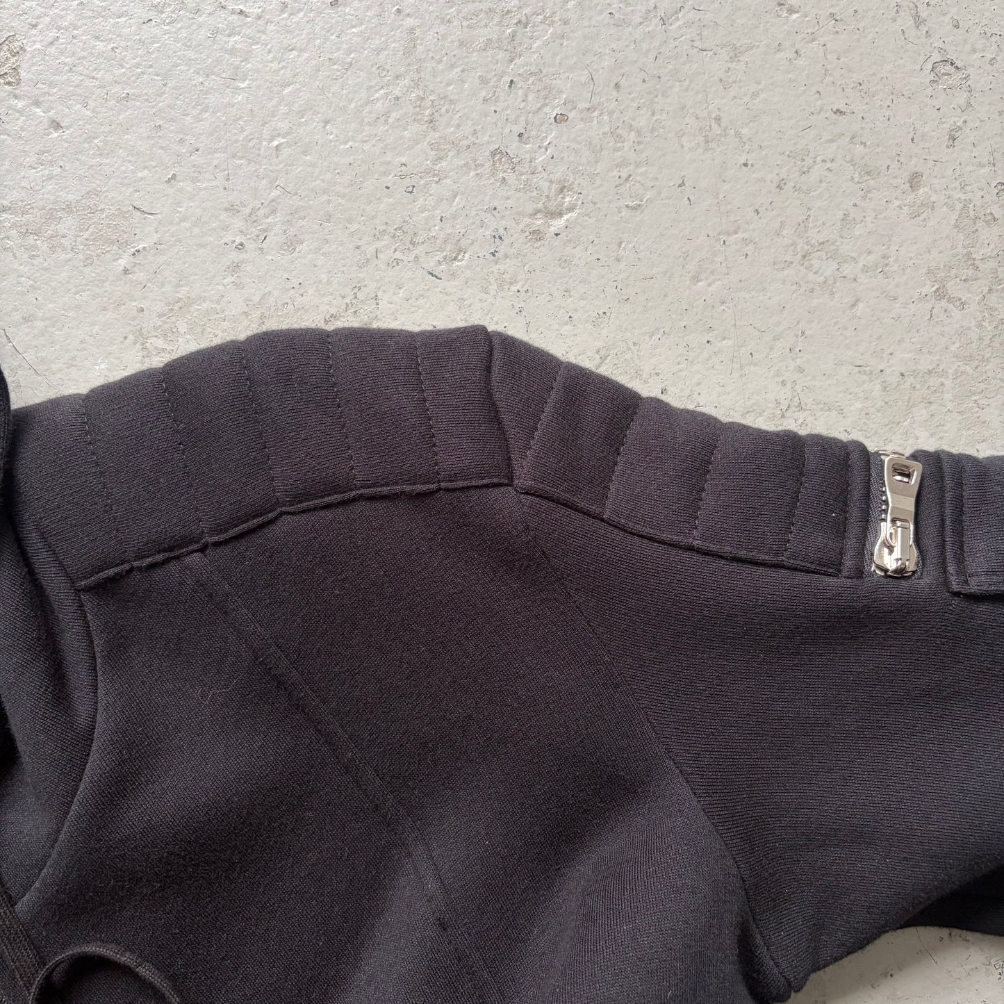 Balmain FW14 Black Dual Zip Up Hoodie (M)