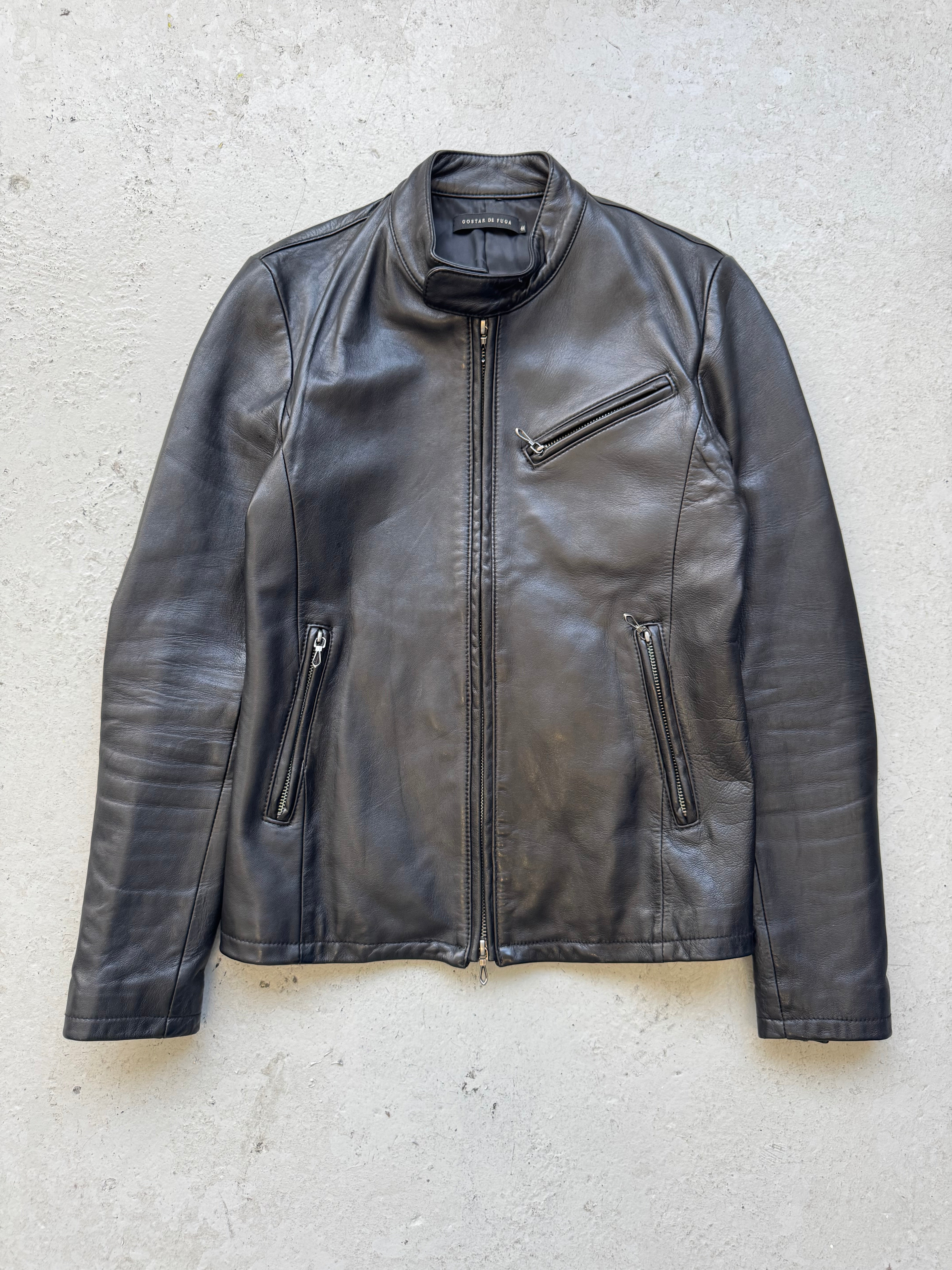 Gostar De Fuga Black Leather Jacket (44) – marco sqrd