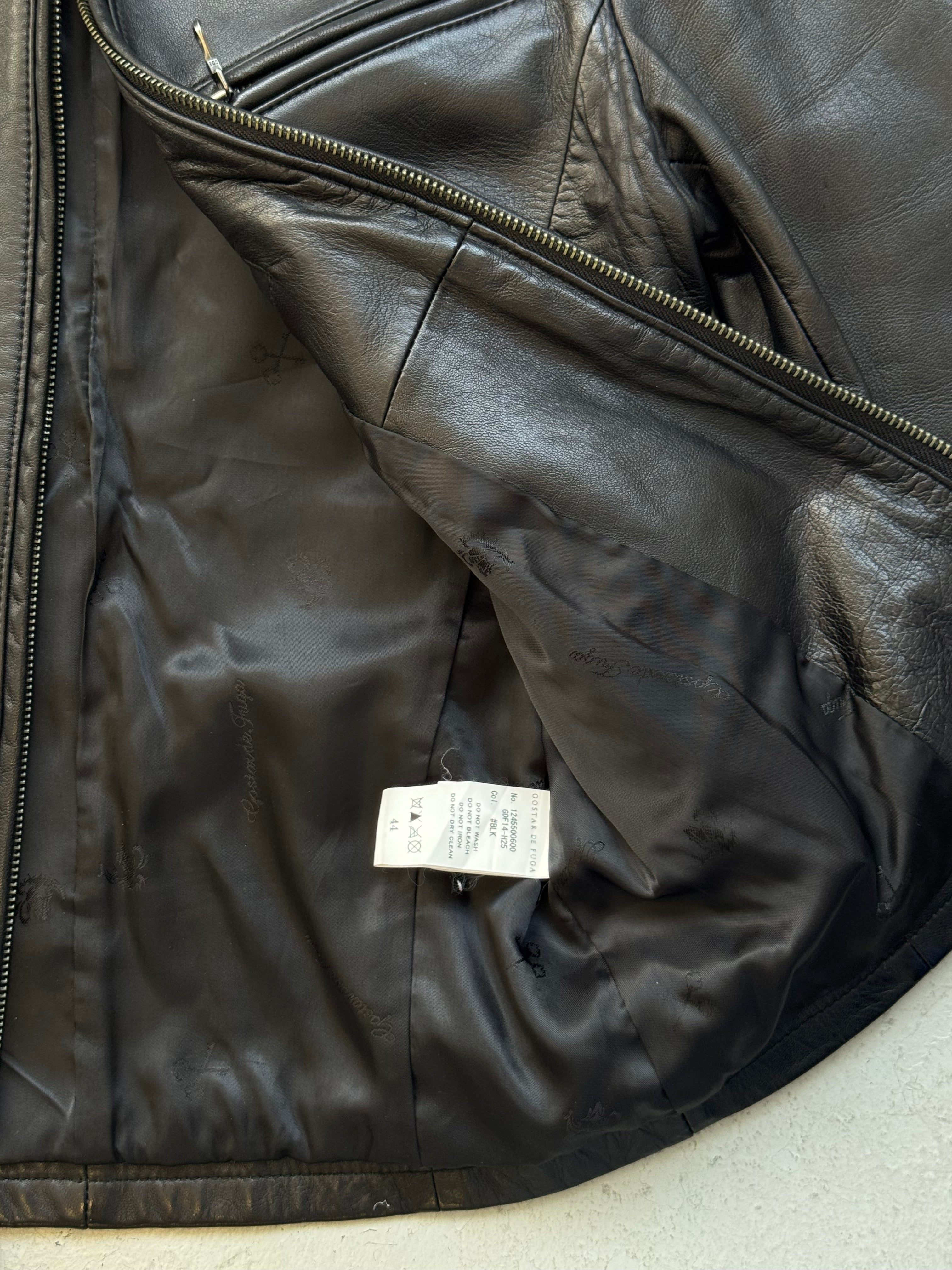 Gostar De Fuga Black Leather Jacket (44) – marco sqrd