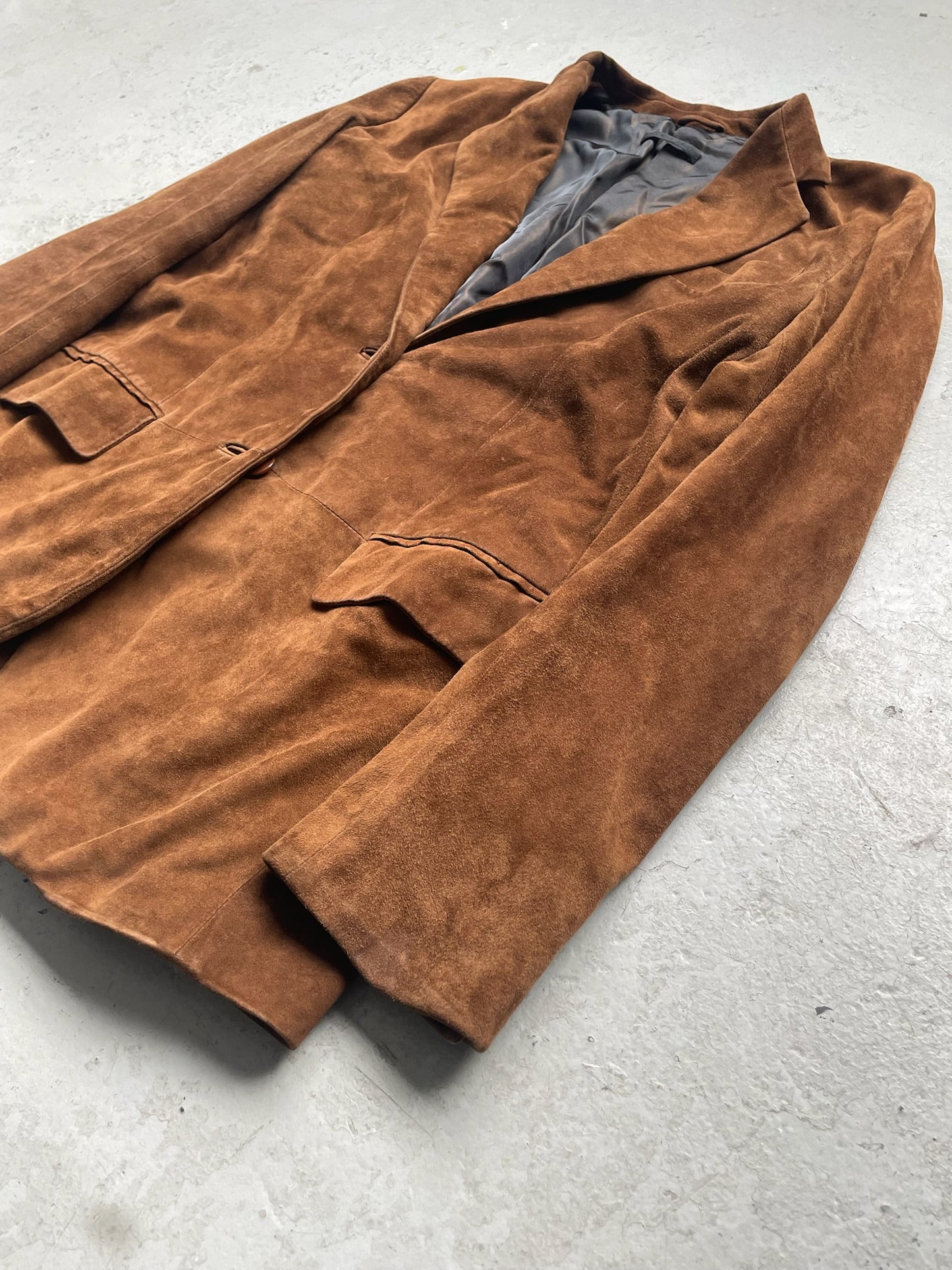 Helmut Lang Suede Blazer (44)