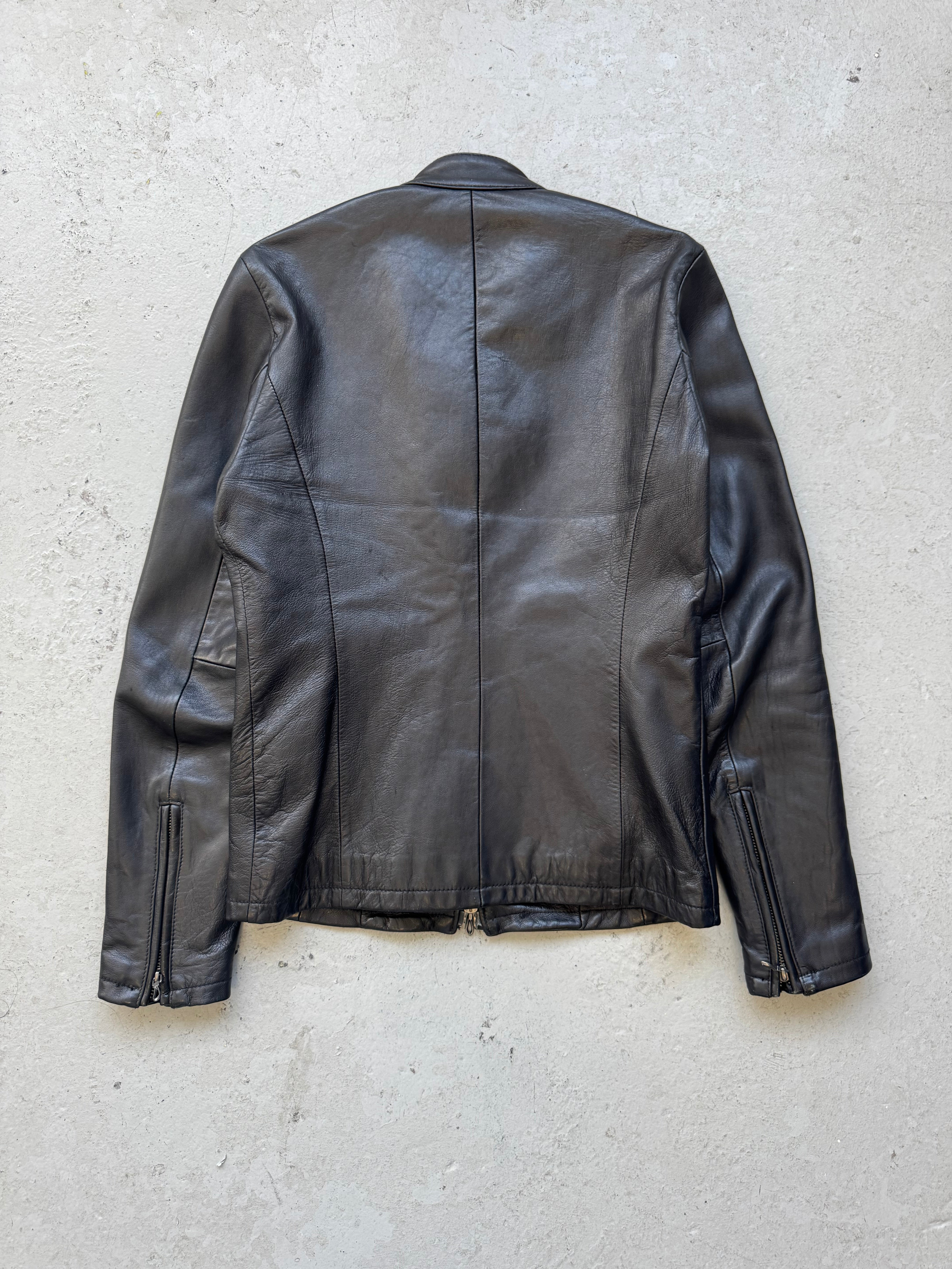 Gostar De Fuga Black Leather Jacket (44) – marco sqrd
