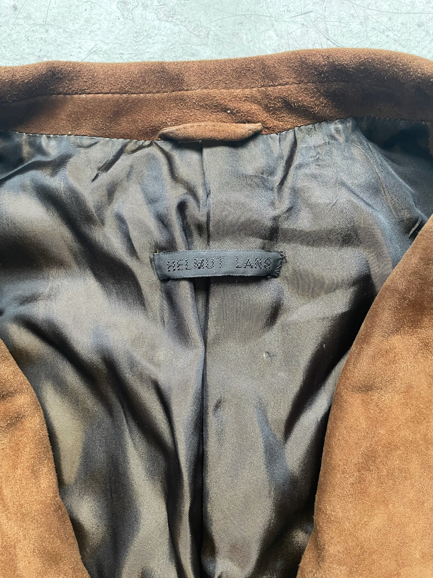 Helmut Lang Suede Blazer (44)