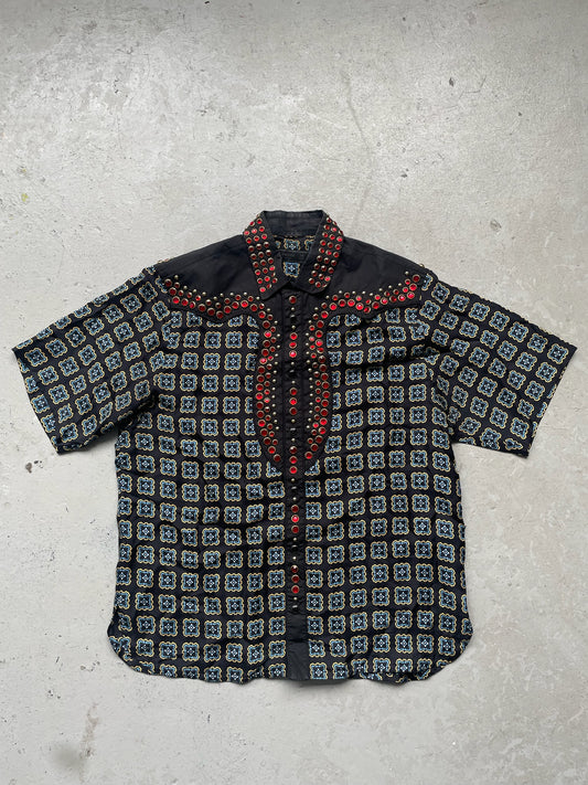 Prada SS12 Studded Button Up Shirt (40)