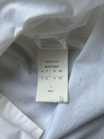 Rick Owens FW 15 "SPHINX" V-Collar Milk Dress Shirt (M)
