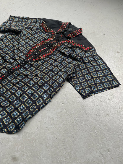 Prada SS12 Studded Button Up Shirt (40)