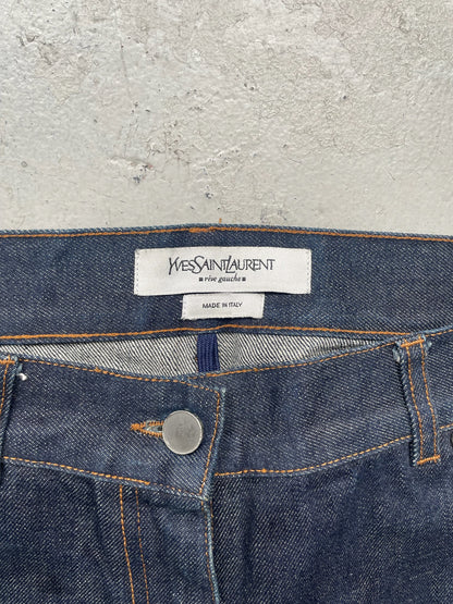Yves Saint Laurent Rive Gauche Blue Denim (34)