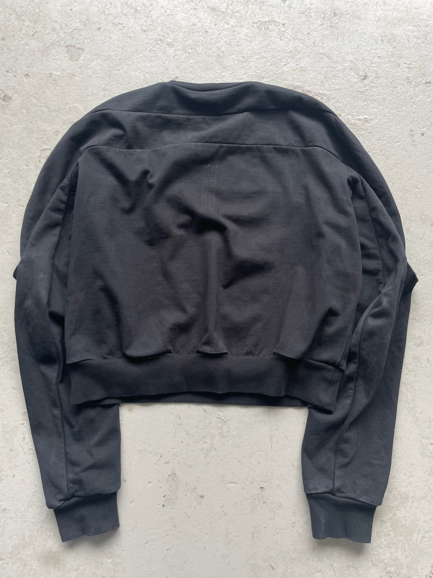 Rick Owens SS22 FOGACHINE Black Crewneck (XL)