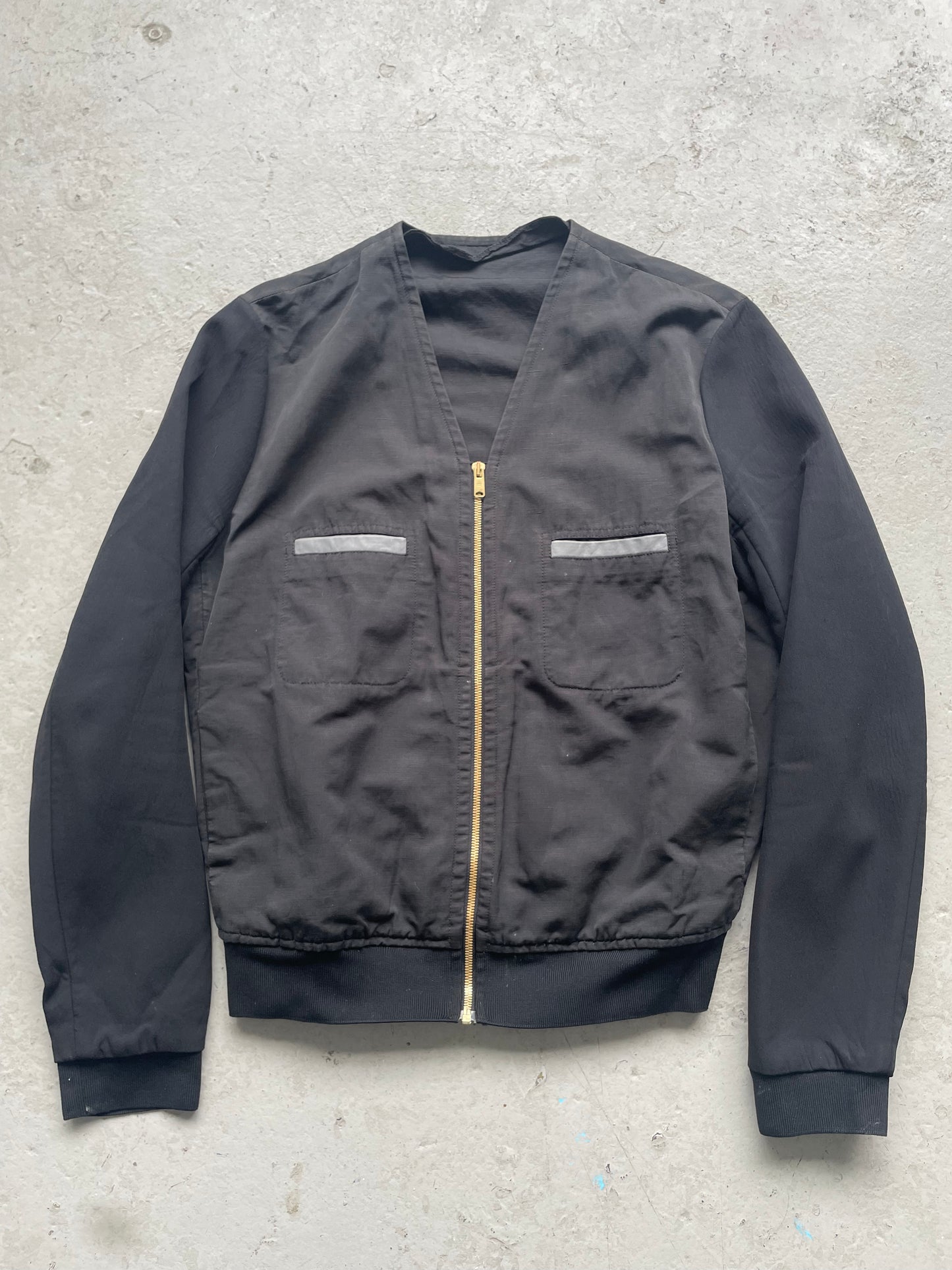 Balencaiga Black Paris Zip Up Jacket (52)