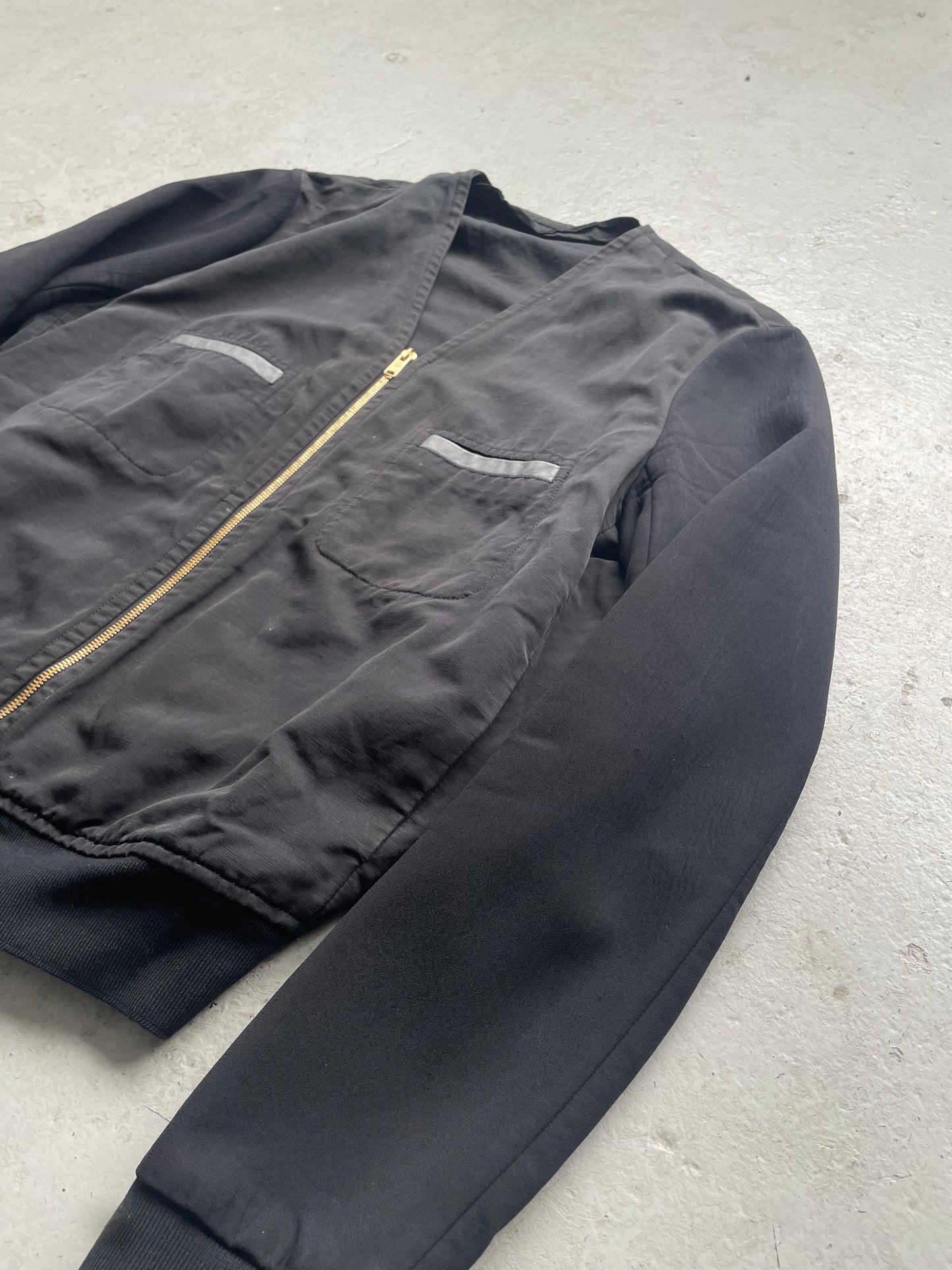 Balencaiga Black Paris Zip Up Jacket (52)