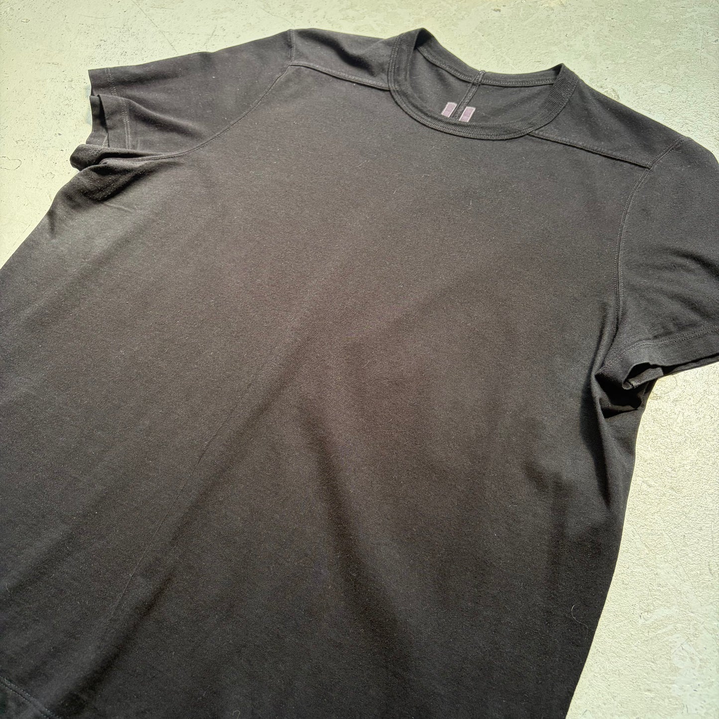 Rick Owens SS24 LIDO Black Level Short Sleeve Shirt (XL)