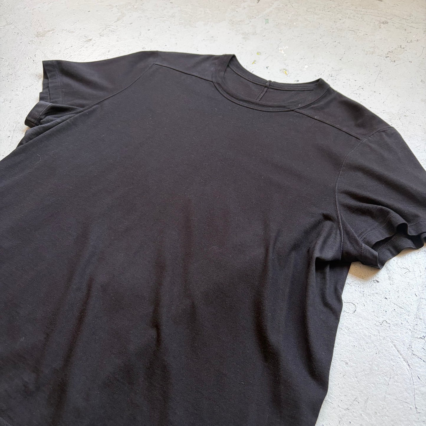 Rick Owens FW22 STROBE Black Level Short Sleeve Shirt (XXL)