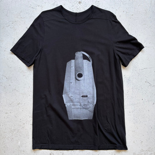 Rick Owens DRKSHDW SS22 Fog Machine Black Short Sleeve Shirt (XL)