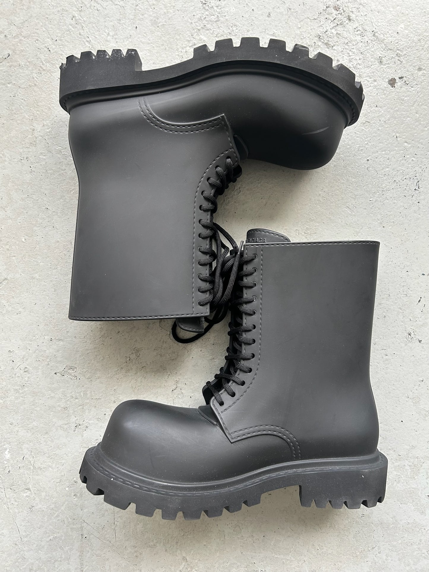 Balenciaga Lace Up Steroid Boots (43)