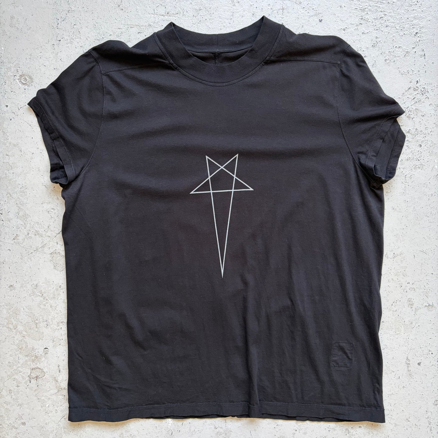 Rick Owens DRKSHDW SS24 Pentagram Level Short Sleeve Shirt (XXL)