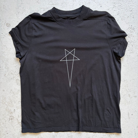 Rick Owens DRKSHDW SS24 Pentagram Level Short Sleeve Shirt (XXL)