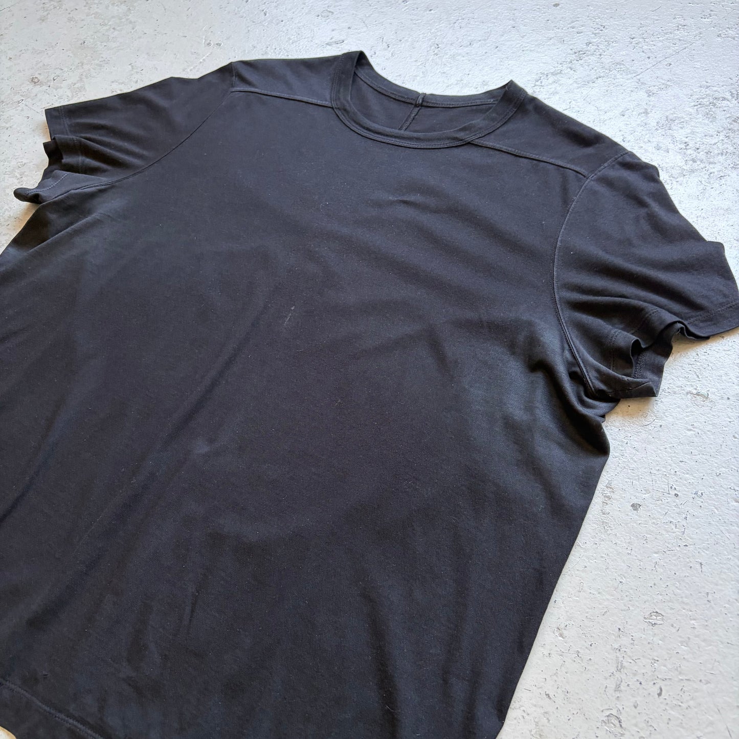 Rick Owens FW22 STROBE Black Level Short Sleeve Shirt (XXL)