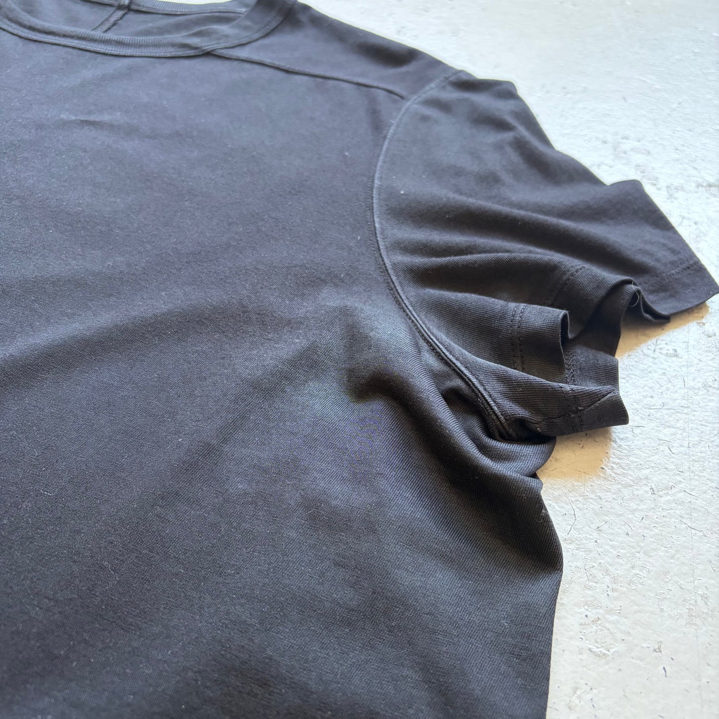 Rick Owens FW22 STROBE Black Level Short Sleeve Shirt (XXL)