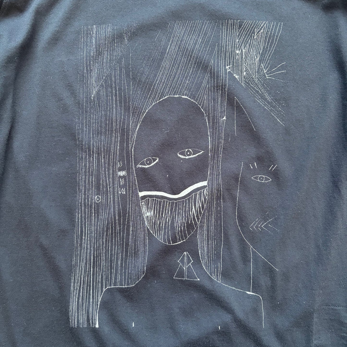 Rick Owens DRKSHDW Jumbo Toothface Long Sleeve Shirt (XL)