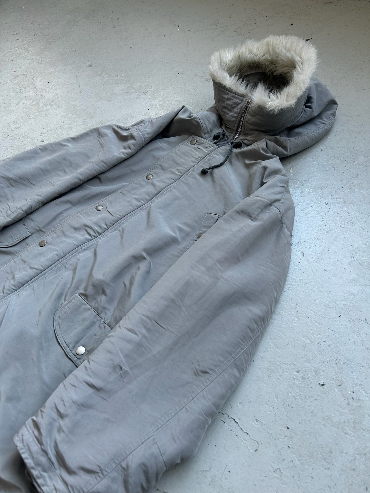 Issey Miyake IS 1993 Fur Hooded Parka (M)