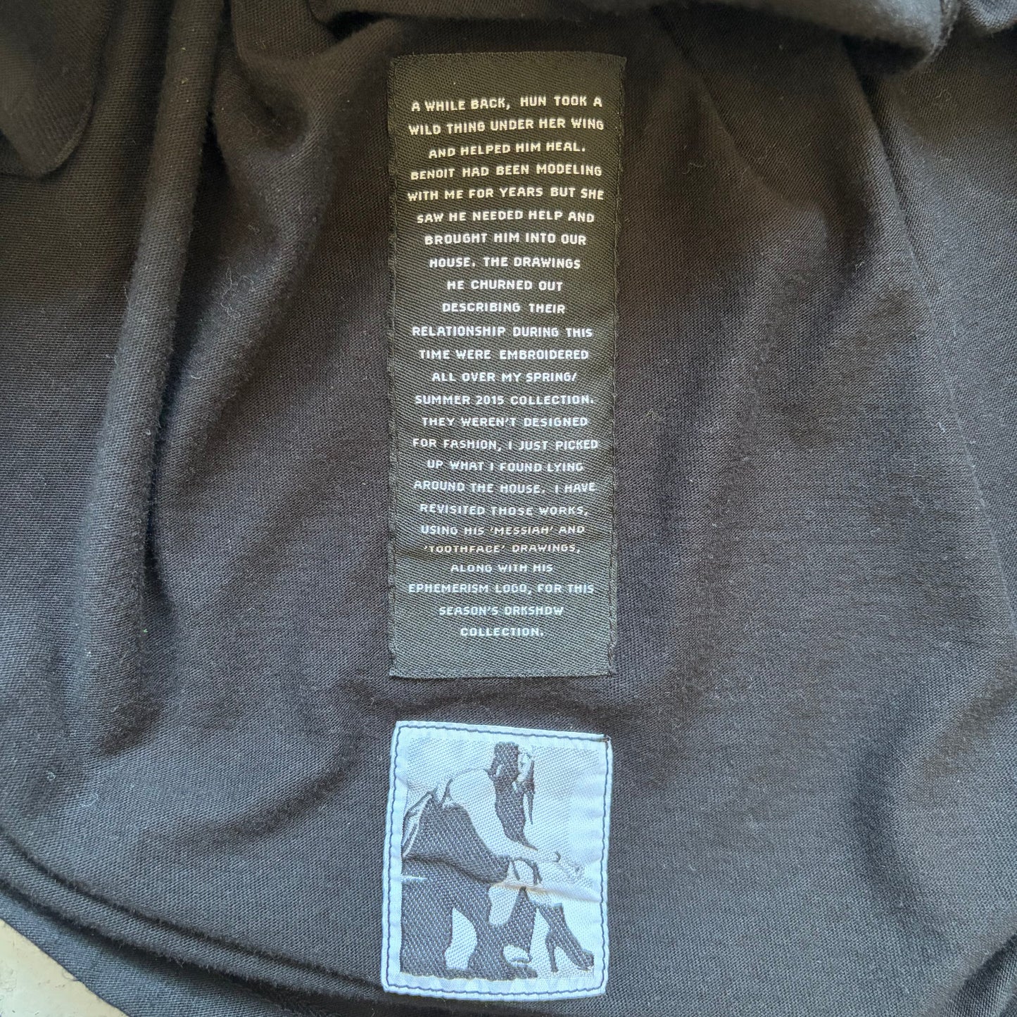 Rick Owens DRKSHDW Jumbo Toothface Long Sleeve Shirt (XL)