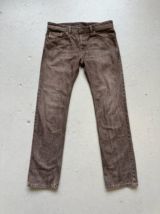 Diesel Brown Stone Wash Denim Pants (33)