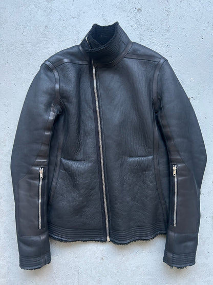 Rick Owens AW16 Mastadon Bauhaus Lamb Skin Shearling Jacket (50)