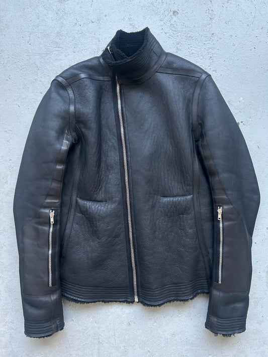 Rick Owens AW16 Mastadon Bauhaus Lamb Skin Shearling Jacket (50)